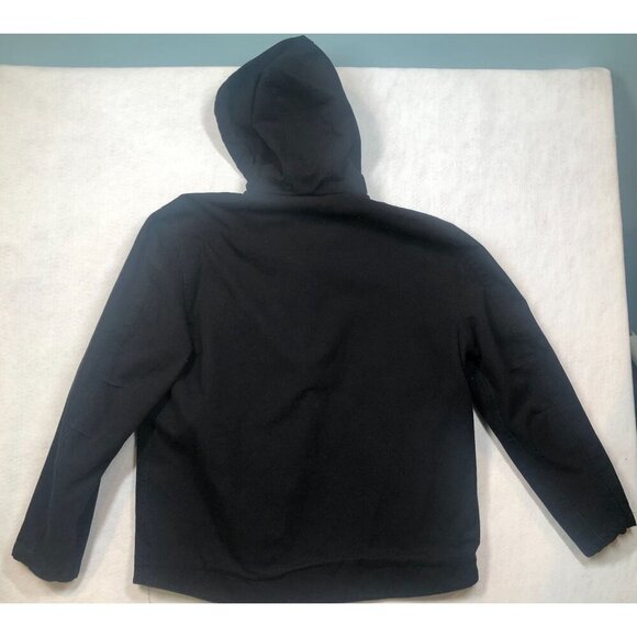 Vintage Big Mac Chore Jacket Work Wear Utility Black Full Zip Coat Men's Size XL - Picture 2 of 7